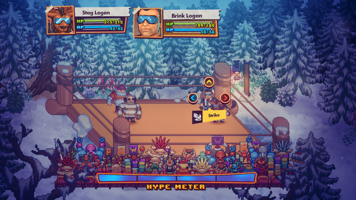 Wrestlequest gameplay